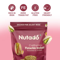 Premium California Roasted & Salted Pistachios | 100g image 7