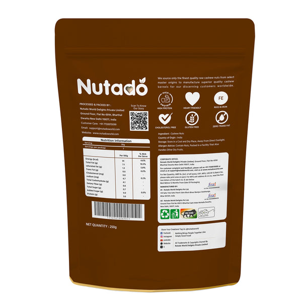 Premium Whole Cashews 250g image 2