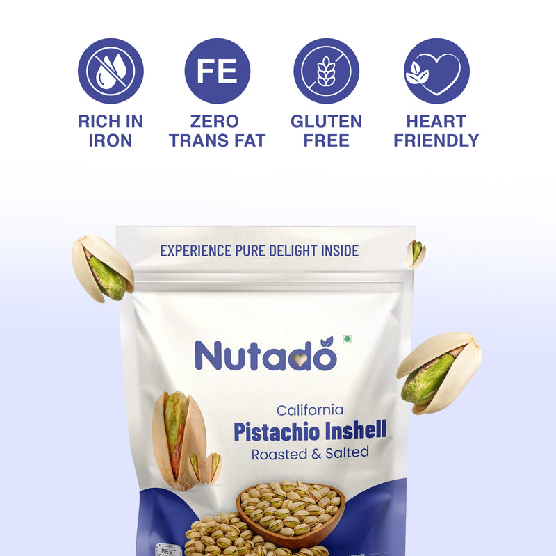 Classic California Roasted & Salted Pistachios | 500g Info Image