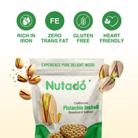 Classic California Roasted & Salted Pistachios | 200g image 6