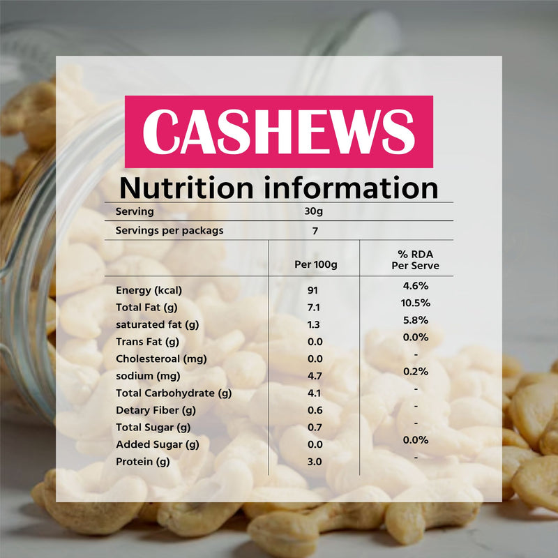 Nutado Classic Cashew | 250g Info Image