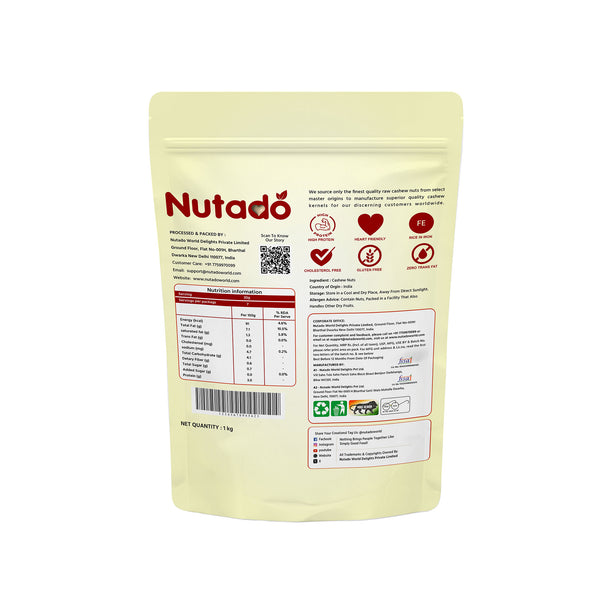 Premium Whole Cashews 1kg image 2