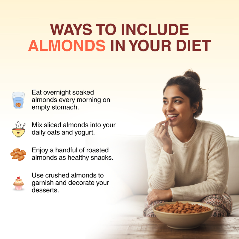 Classic California Almonds | 500g Info Image