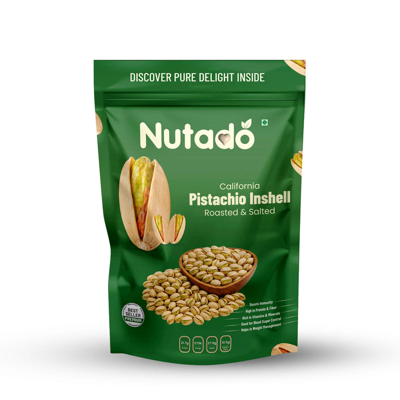 Premium California Roasted & Salted Pistachios 200g Info Image